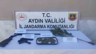 Ruhsatsız silah ve uyuşturucu bulunduran şüpheli yakalandı