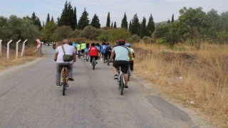 Sağlık için pedal çevirdiler