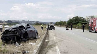Sakaryada duble yolda kaza: 1 ölü, 1 yaralı