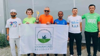 Şampiyon atletlerden Başkan Aydına ziyaret