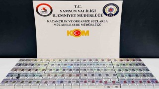 Samsunda 100 adet kaçak elektronik sigara ele geçirildi