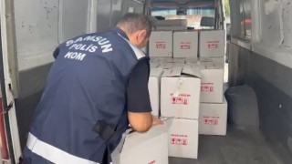 Samsunda 2 ton etil alkol ele geçirildi