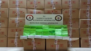 Samsunda 3 bin 675 paket satışı yasaklı bitki güçlendirme tozu ele geçirildi
