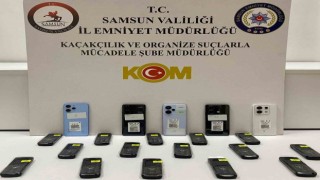 Samsunda kaçak elektronik sigara ve cep telefonu ele geçirildi