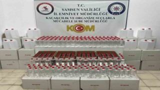Samsunda kaçak içki yapımında kullanılan 1 ton etil alkol ele geçirildi