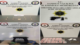 Samsunda uyuşturucu operasyonu: 10 kişi yakalandı