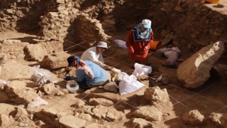 Şanlıurfada Göbeklitepe kadar eski Sayburç Ören Yerinde kazı çalışmaları sürüyor