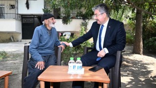 Şiddete Uğrayan Yaşlı Vatandaşa Vali Ziyareti