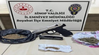 Sinopta uyuşturucu ve silah operasyonu
