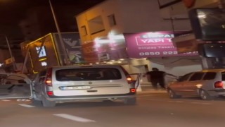 Sürücüler arası kavga kamerada