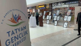 Tatvanda “resim sergisi” açıldı
