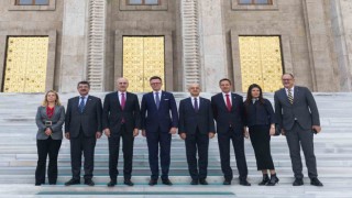 TBMM Başkanı Kurtulmuş, Polonya Meclis Başkanı Holownia ile bir araya geldi