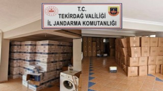 Tekirdağda 3 ton tütün ve 1.6 milyon makaron ele geçirildi