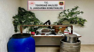 Tekirdağda uyuşturucu operasyonları: Çok sayıda madde ve ekipman ele geçirildi