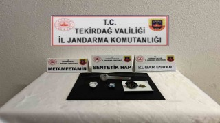 Tekirdağda uyuşturucu ve silah operasyonları