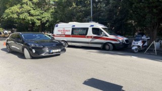 Ters yönden çıkan ciple çarpışan motosiklet sürücüsü yaralandı