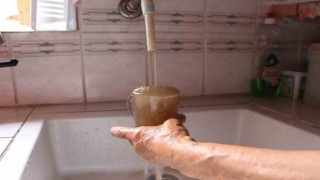 Trabzona su veren mahallenin su çilesi