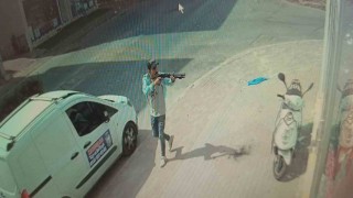 Tüp bayiini pompalı tüfekle taradı, korku dolu anlar yaşattı