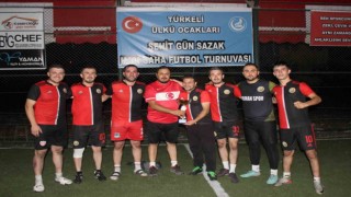 Türkelide Halı Saha Futbol Turnuvası sona erdi