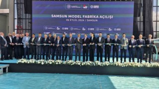 Türkiyedeki 10uncu ‘model fabrika Samsunda açıldı