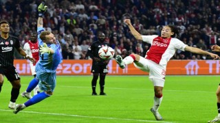 UEFA Avrupa Ligi: Ajax: 1 - Beşiktaş: 0 (İlk yarı)