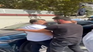 Ümraniyede İETT şoförü ile sürücüler arasındaki tartışma kamerada