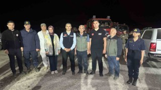 Uşaktaki orman yangınına müdahale sürüyor