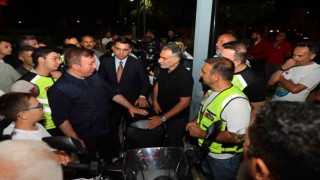 Vali Aydoğdu Erzincan Motosiklet Kulübü ile buluştu