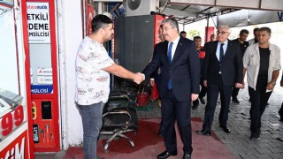 Vali Dr. Erdinç Yılmaz, Esnaf Ziyaretlerinde Bulundu