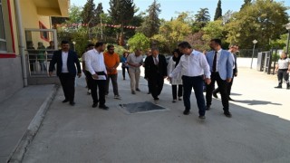Vali Ünlü, eğitim yatırımlarını inceledi