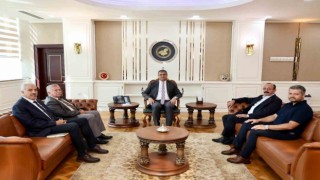 Vali Yavuz oda başkanlarını kabul etti