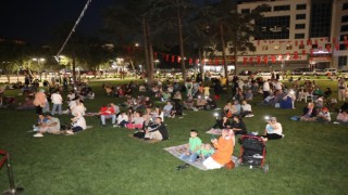 Vatandaşlar sinema günleri ile rengarenk bir akşam yaşadı