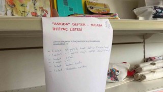 Yalovada bir kırtasiyede askıda defter-kalem uygulaması başladı