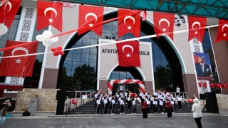 Yeniden Hizmete Giren Atatürk Ortaokulu'nda Eğitim Öğretim Açıldı