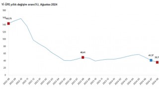 Yİ-ÜFE Ağustos 2024 Rakamları Açıklandı: Yıllık Artış %35,75'e Ulaştı