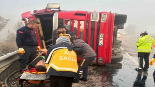Yoğun sis kazaya sebep oldu: 1 yaralı