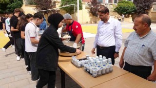 Yozgatta Mevlid-i Nebi Haftasında öğrencilere pilav ikram edildi