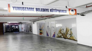 Yunusemre Belediyesi Kütüphanesi yenilenen yüzüyle hizmette