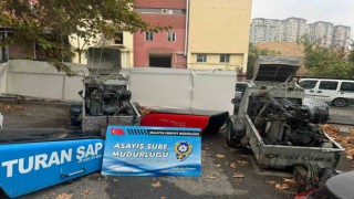 3 ay önce çalınan milyonluk şap makineleri bulundu