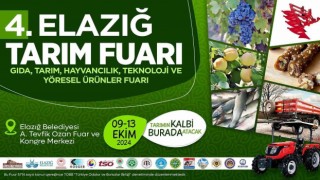 4. Elazığ Tarım Fuarı, kapılarını ziyaretçilerine açıyor