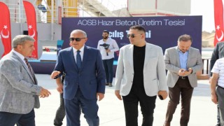 Adana OSBde İkinci Beton Santrali Hizmete Girdi