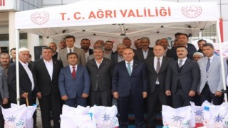 Ağrıda yüzde 70 hibe ile 300 ton sertifikalı buğday tohumu dağıtıldı
