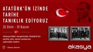 Akasyada Cumhuriyet Bayramının 101inci yıl coşkusu ve Atatürk Fotoğrafları Sergisi