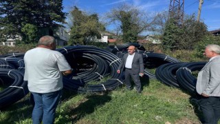 Altunçay köyünde isale hattı