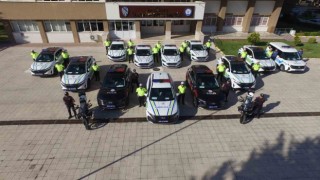 Amasyada 14 polis aracı hizmete başladı