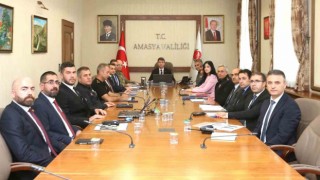 Amasyada güvenlik ve asayiş masaya yatırıldı