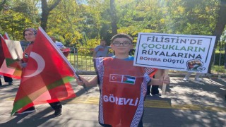 Ankarada Filistine destek yürüyüşü