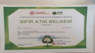 Aras EDAŞ sürdürülebilirlik çalışmaları kapsamında ‘Sıfır atık belgesini aldı