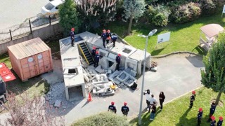 Arnavutköyde gerçeğini aratmayan tatbikat