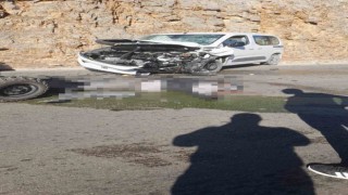 ATV ile ticari araç çarpıştı, 1 ölü, 1 ağır yaralı